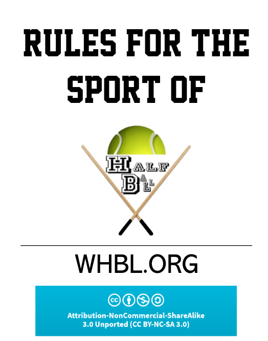 Halfball Rules Cover